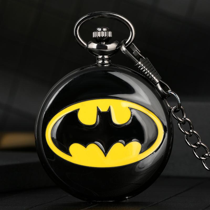 Black and Yellow Batman Logo Quartz Watch