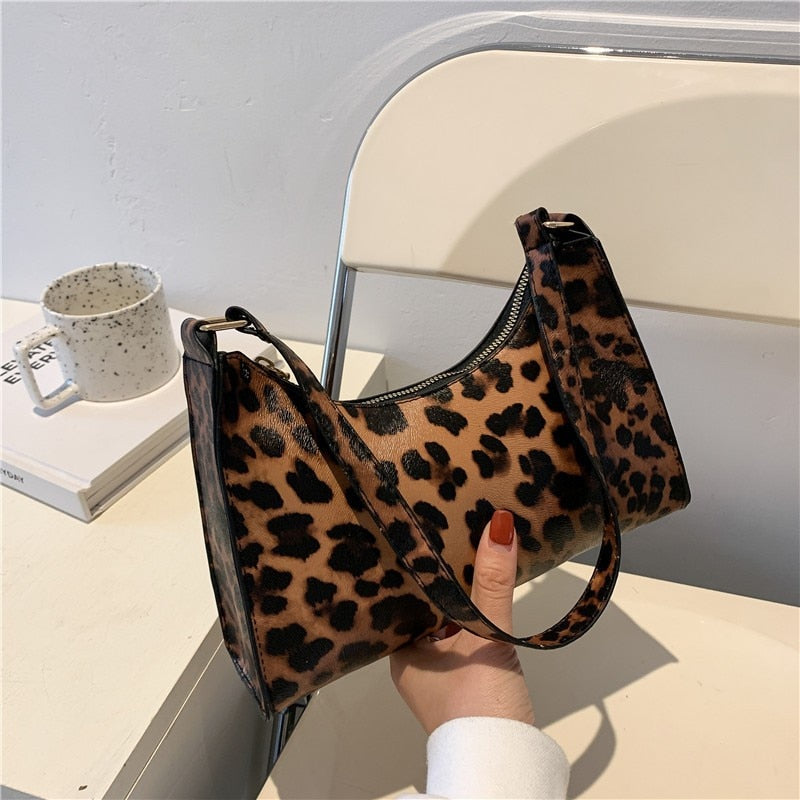 Animal Print Shoulder Bag