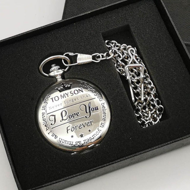 To My Son/Grandson Pocket Watch