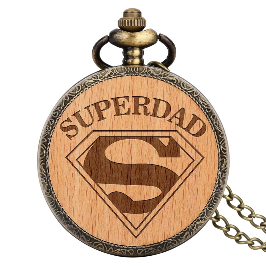 Dear Dad Quartz Pocket Watch