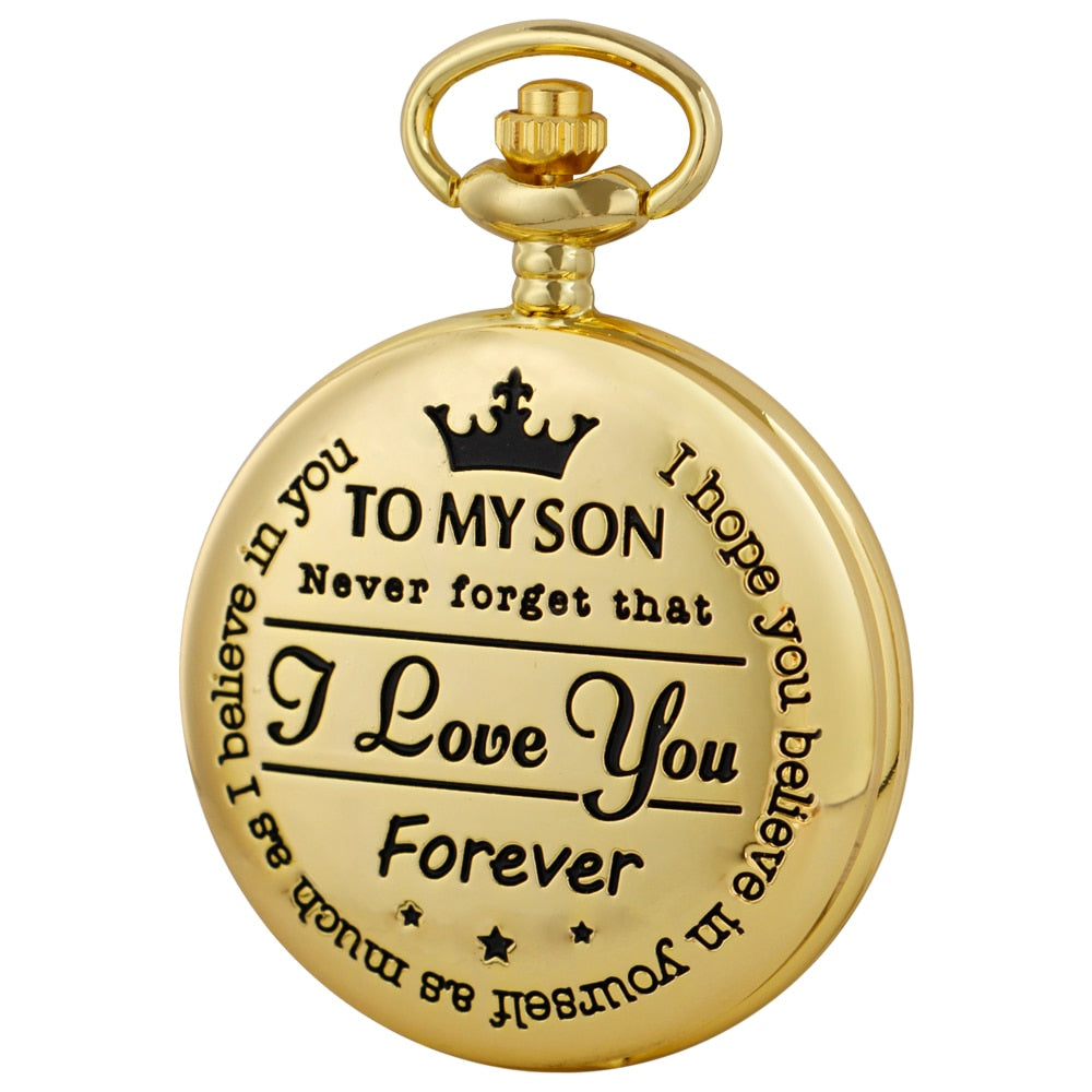 To My Son/Grandson Pocket Watch