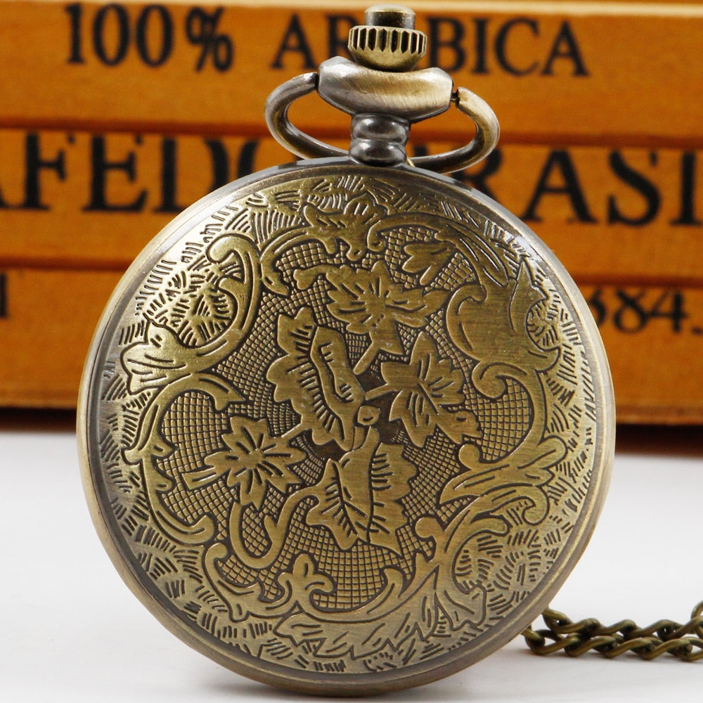 Batman Logo Quartz Pocket Watch