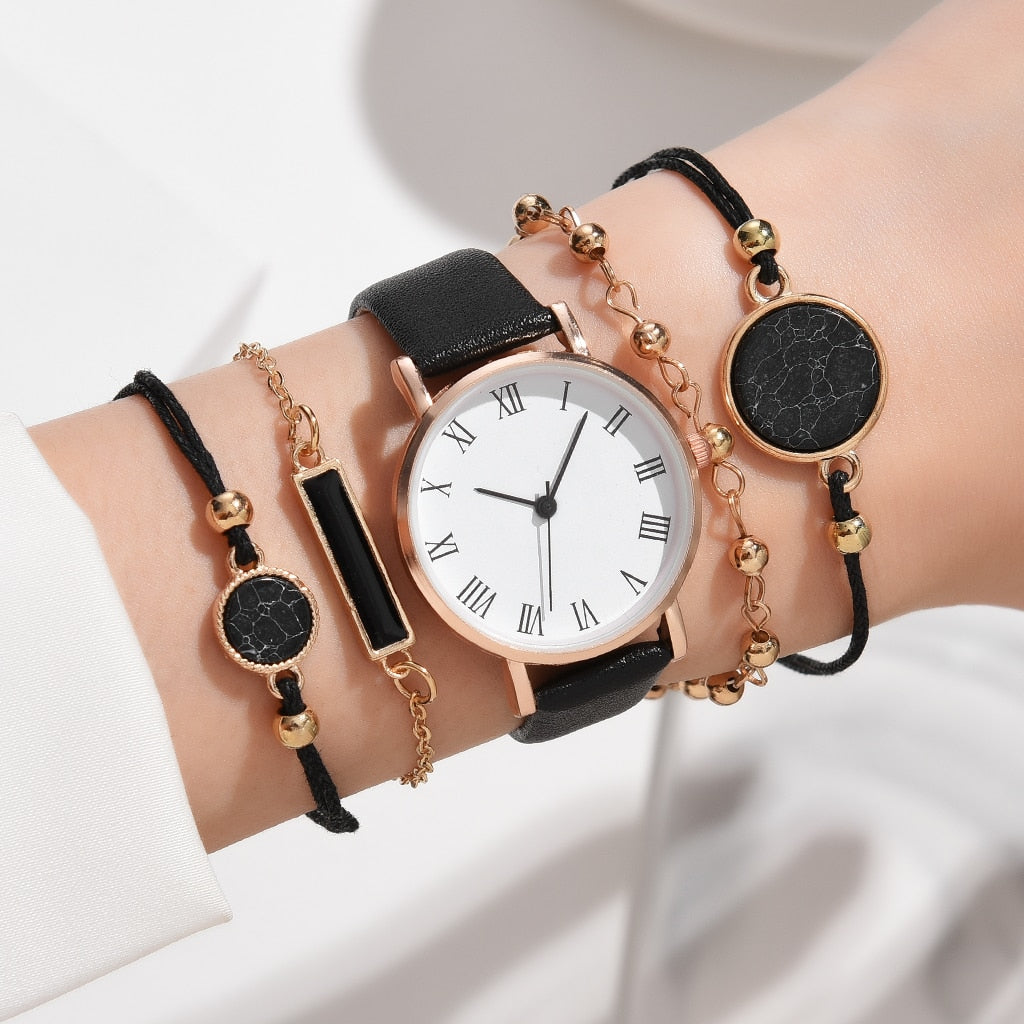 5/2PCS Quartz Watch Set