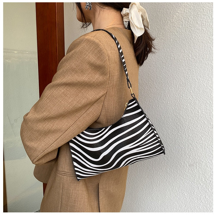 Animal Print Shoulder Bag