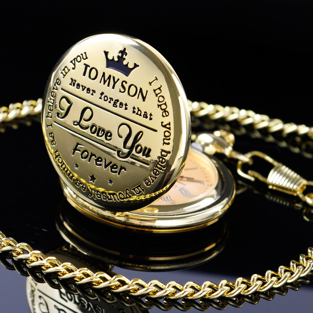 To My Son/Grandson Pocket Watch