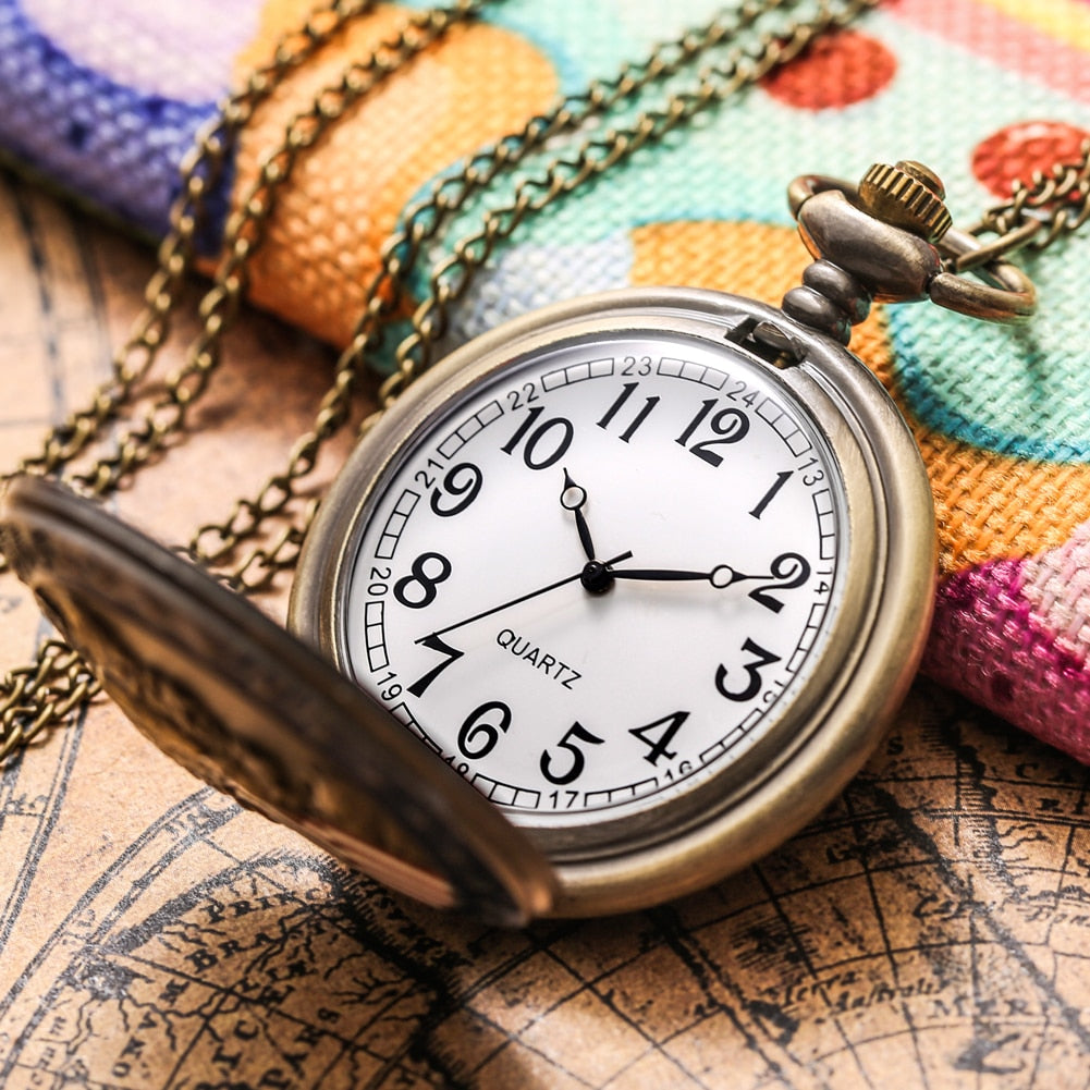 USA Themes Pocket Watch