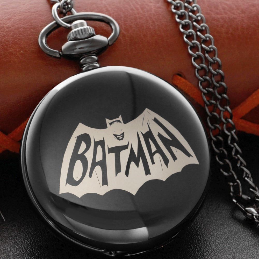 Classic Batman Quartz Pocket Watch