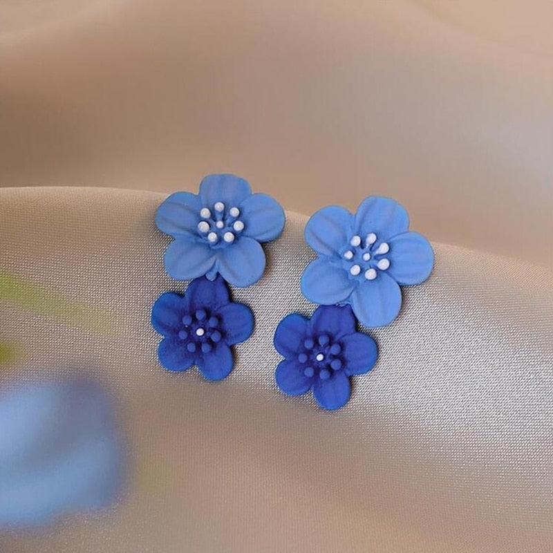 Flower Dangle Earrings