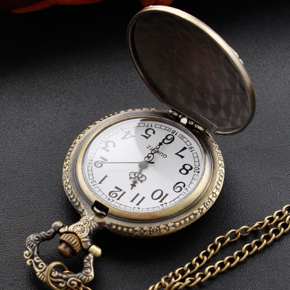 Fire Fighter Quartz Pocket Watch