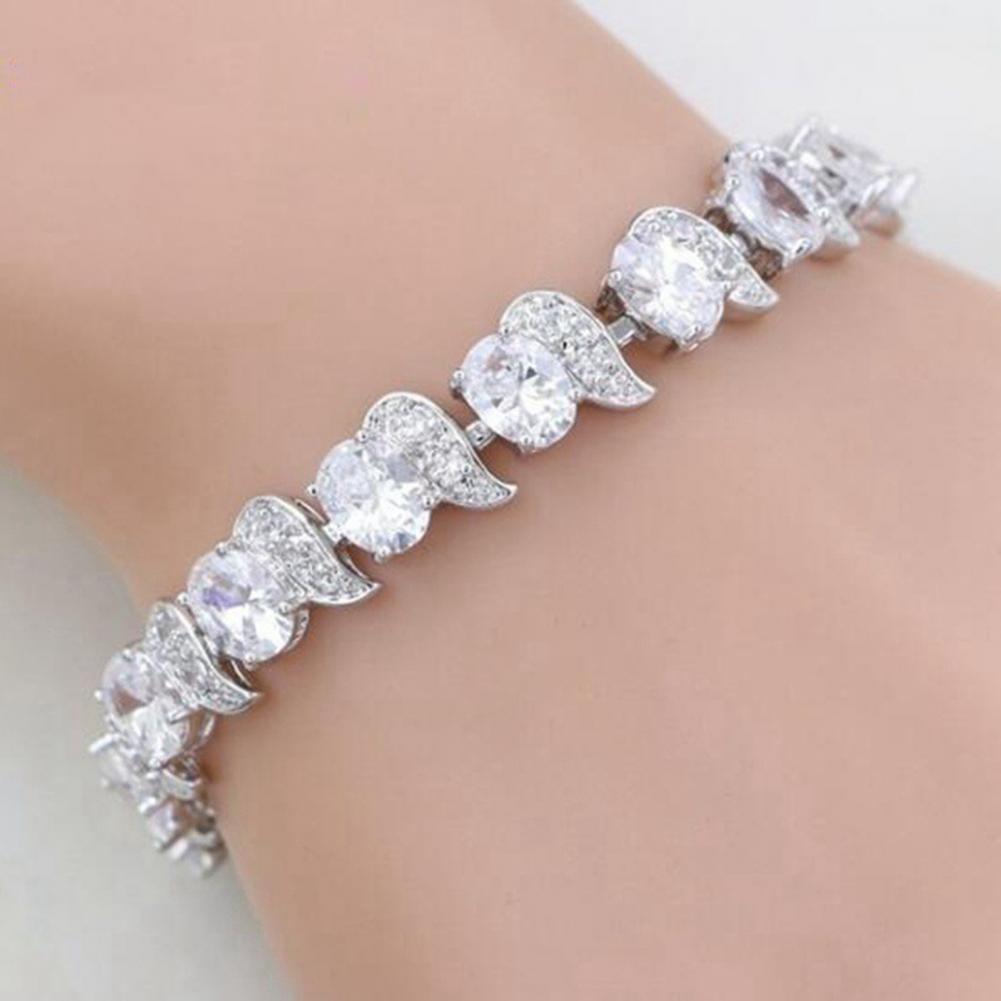 Colored Rhinestone Tennis Bracelet