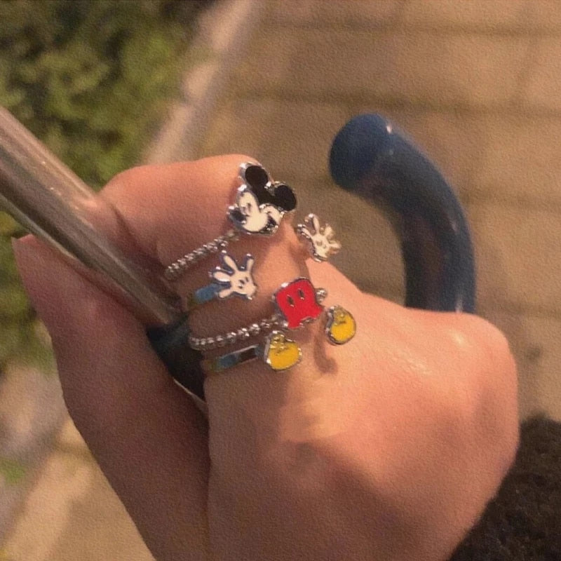 Multi Layer Cartoon Open Ring