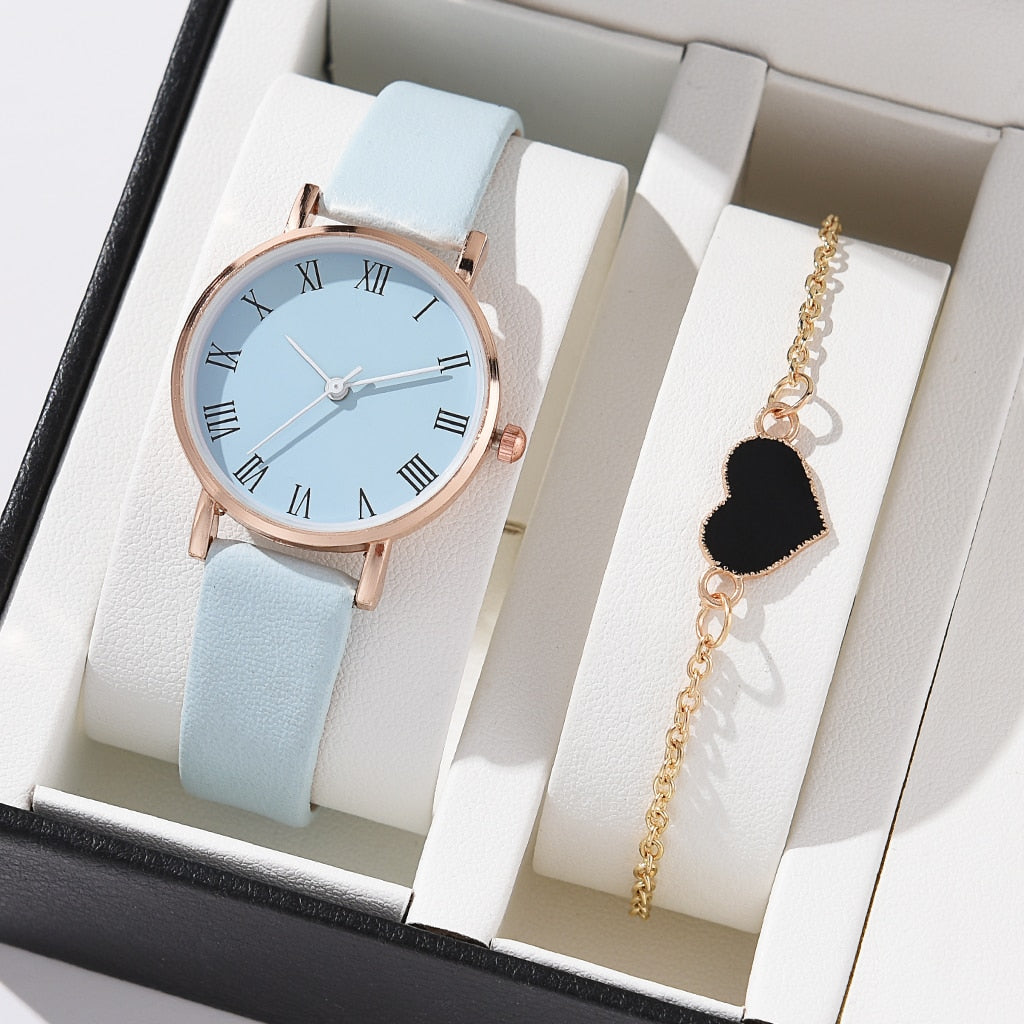 5/2PCS Quartz Watch Set