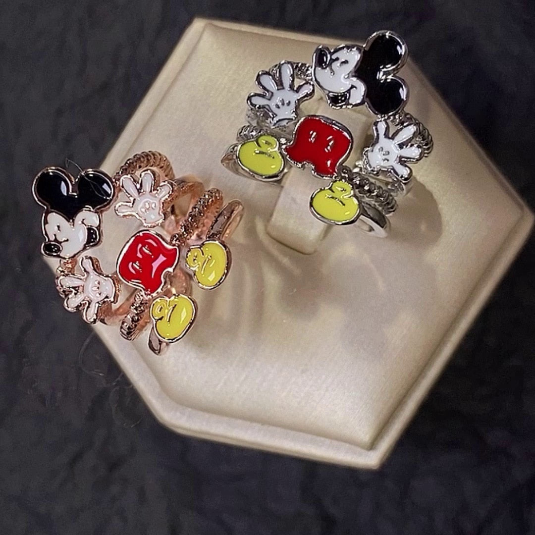 Multi Layer Cartoon Open Ring