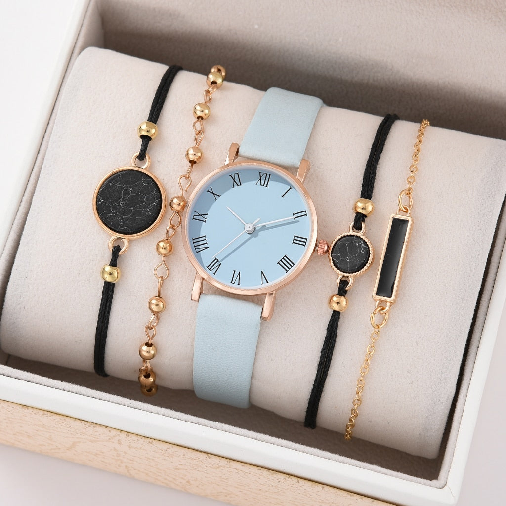 5/2PCS Quartz Watch Set