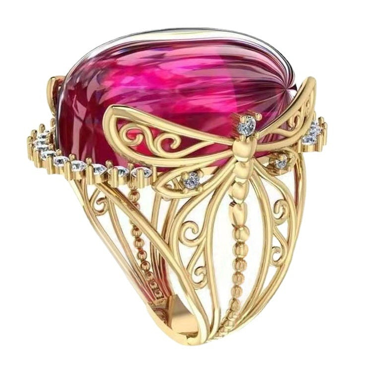 Dragonfly Design Ring