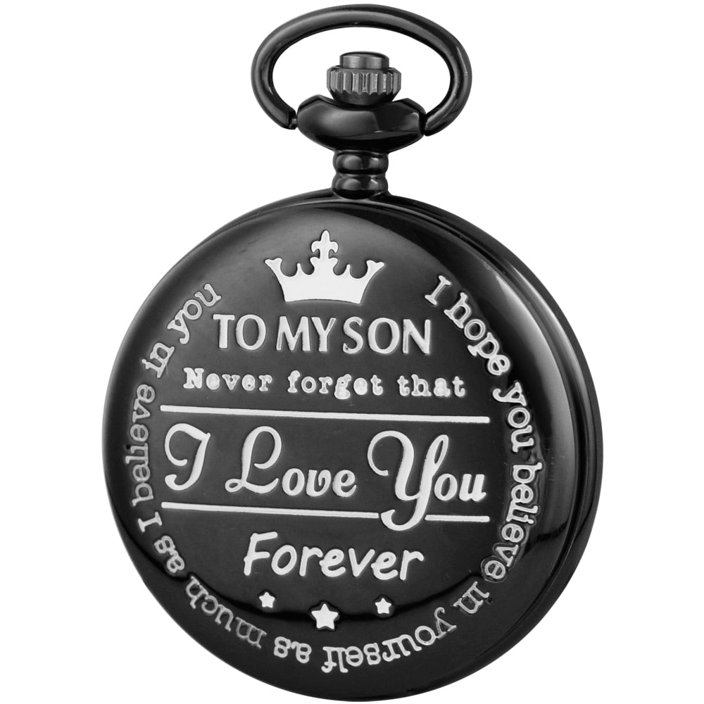 To My Son/Grandson Pocket Watch