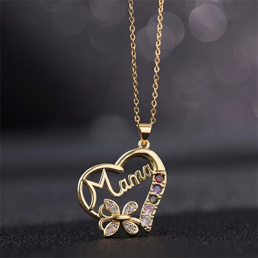 Mama Heart Necklace