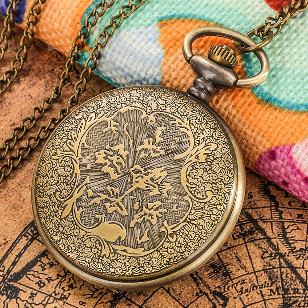 USA Themes Pocket Watch