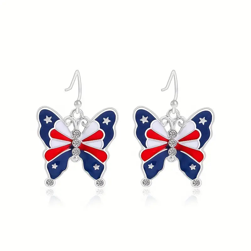 Patriotic Dangle Earrings