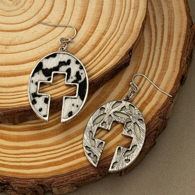 Cross Cutout Earrings