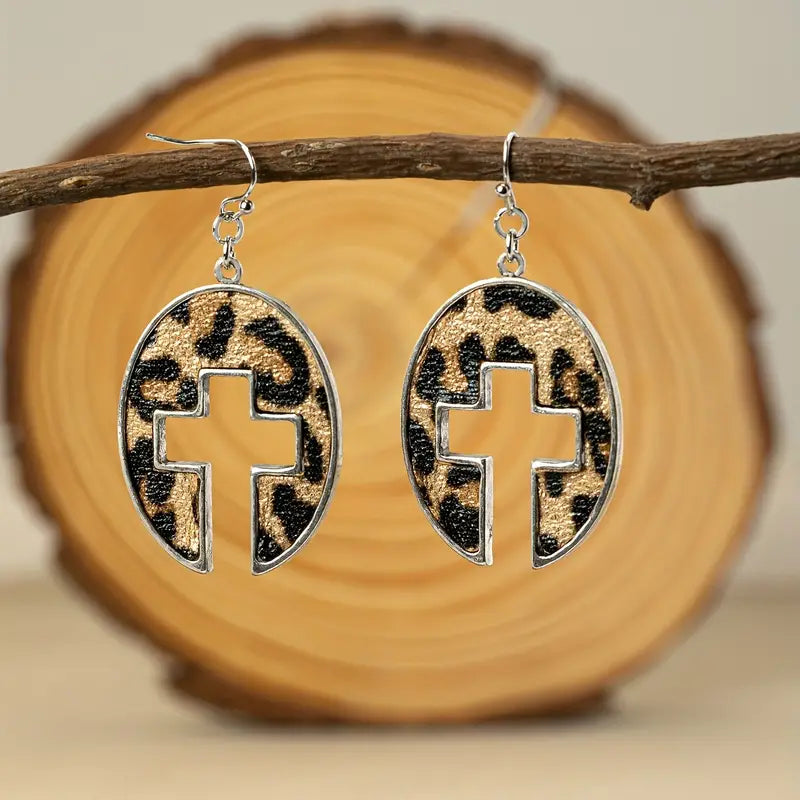 Cross Cutout Earrings