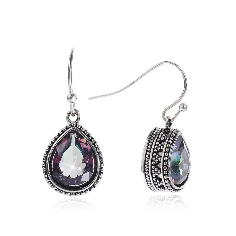 Iridescent Teardrop Earrings