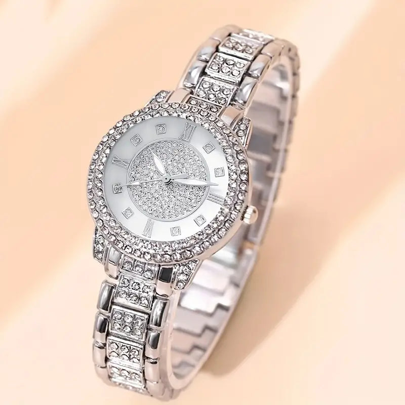 5-Pc Rhinestone Watch Set