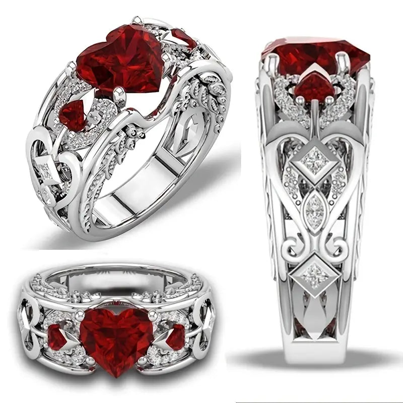 Intricate Heart Ring