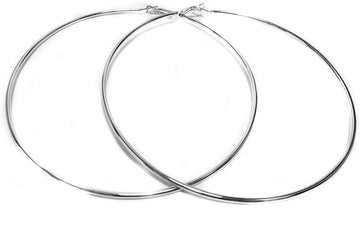 Large 4" Hoop Earrings