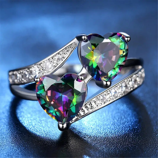 Double Heart Ring