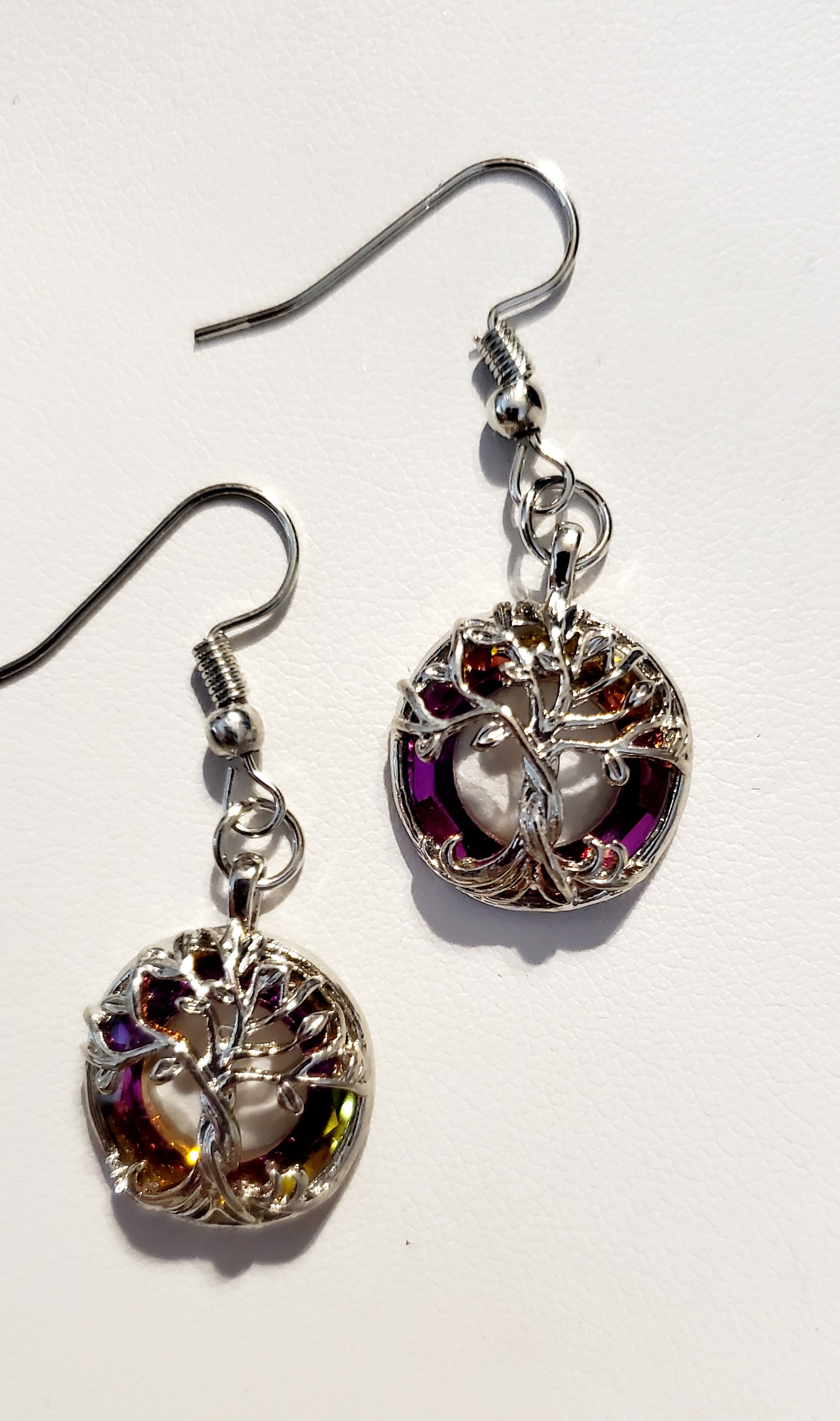 Tree of Life Gemstone Earrings