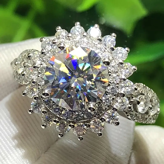 Elegant CZ Cocktail Ring