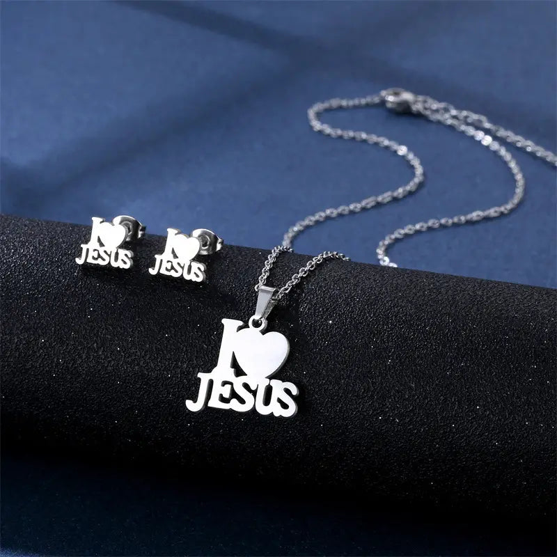 3 Pc "I Love Jesus" Set