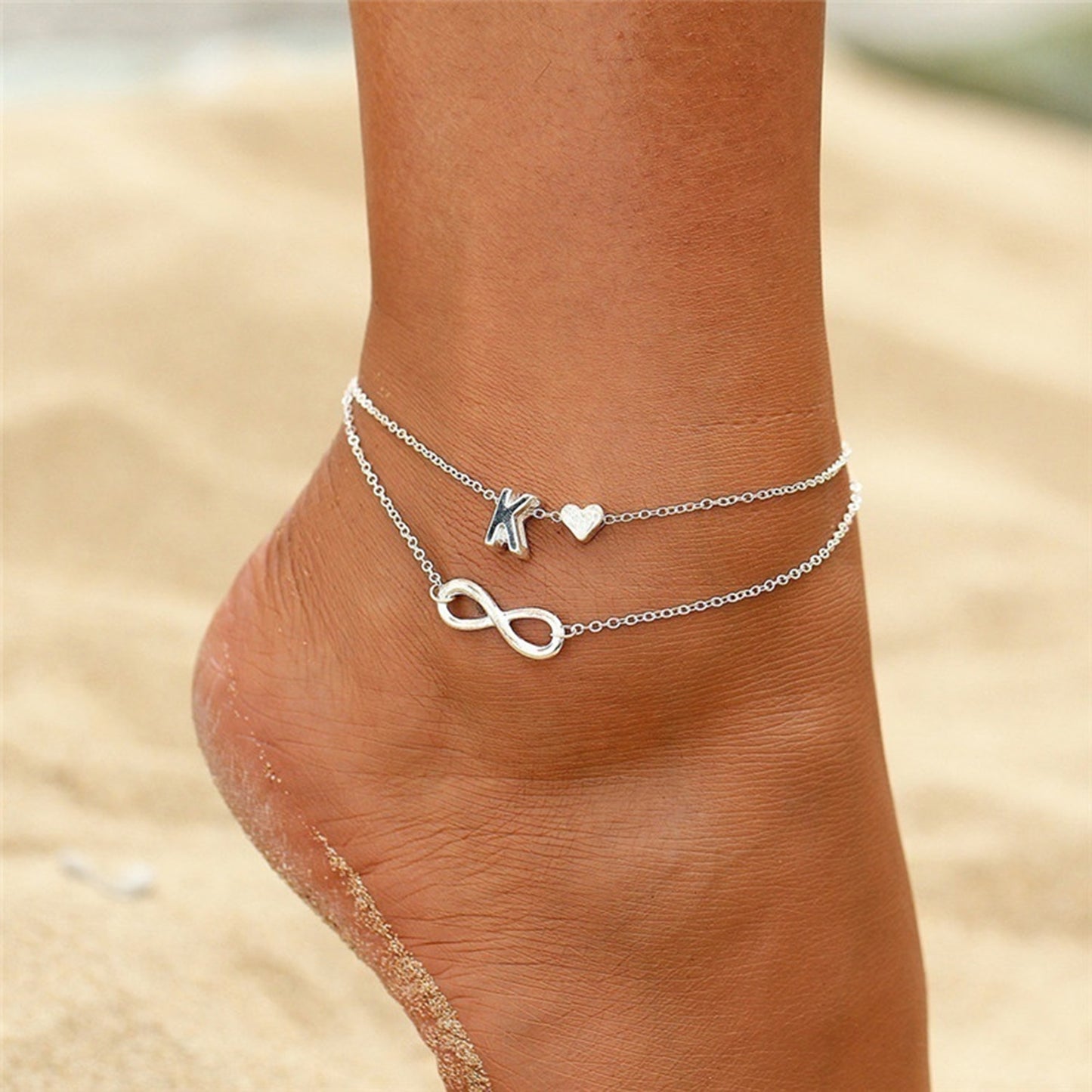 Infinity Initial Anklet