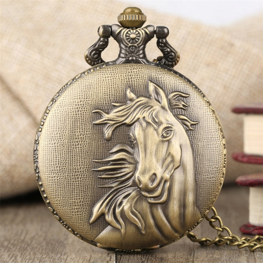 Horse Theme Pocket Watch