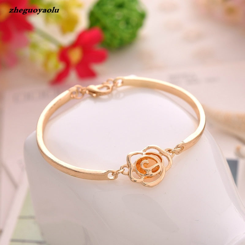 Dainty Rose Bracelet