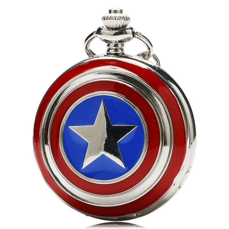 Marvel Captain America Pocket Watch