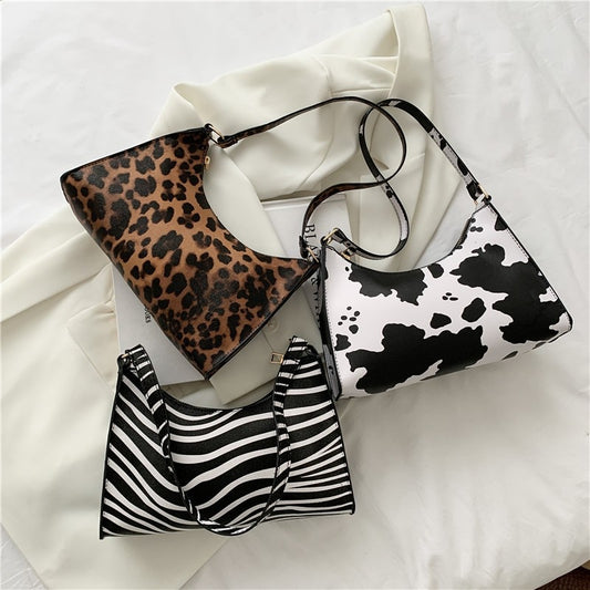 Animal Print Shoulder Bag