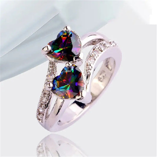 Double Heart Ring